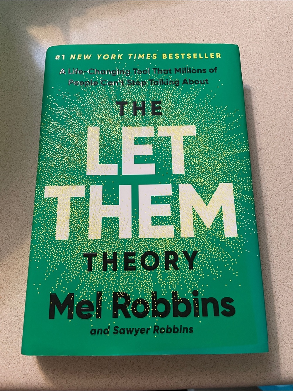 NWT The LET THEM Theory by Mel Robbins - Green Hardcover